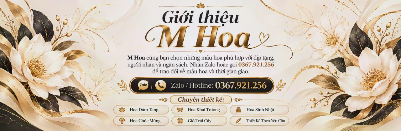 Ảnh bìa Shop hoa tươi Xã Vĩnh Chân Phú Thọ - Tư vấn hoa theo từng dịp